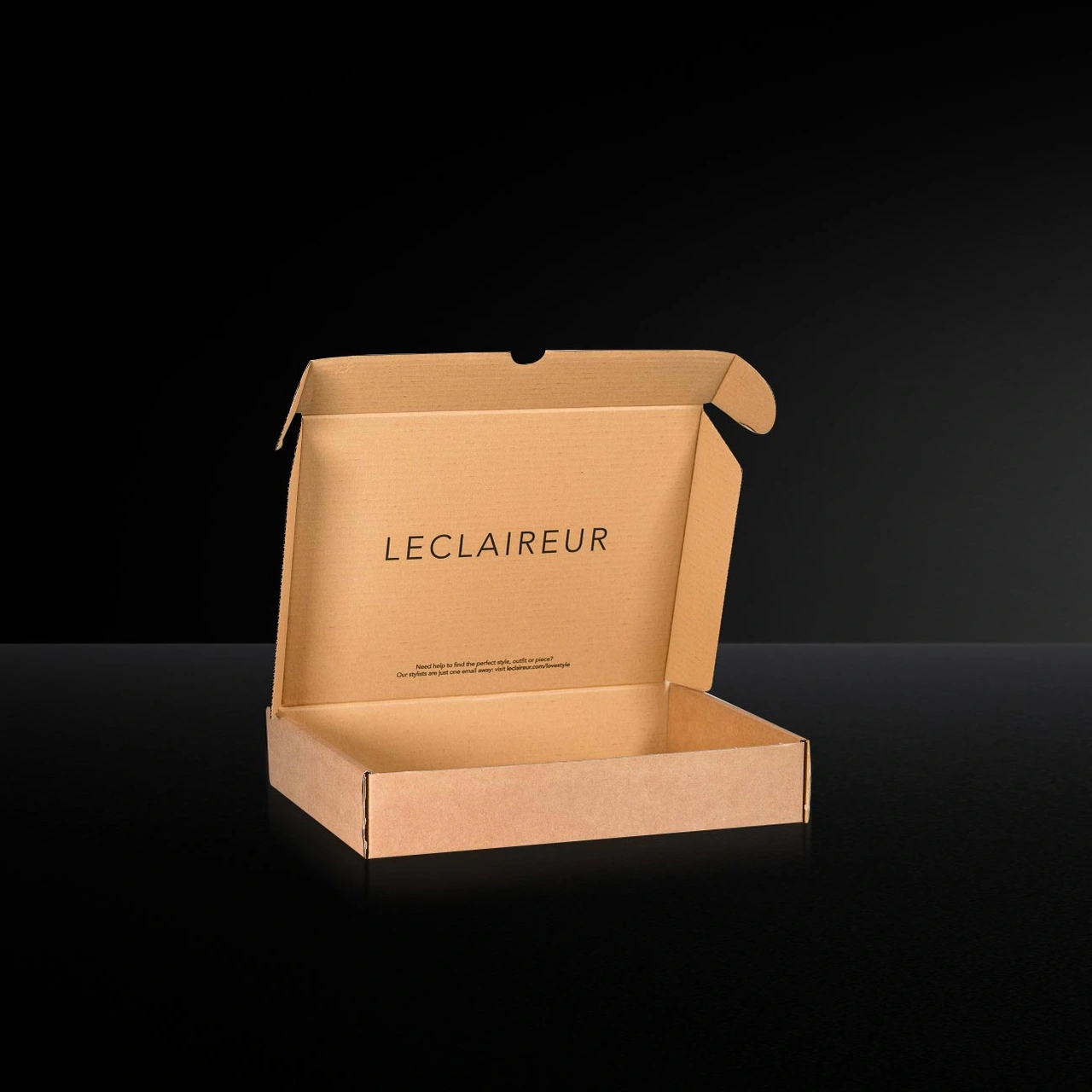 Emballage e-commerce personnalisé L'Éclaireur