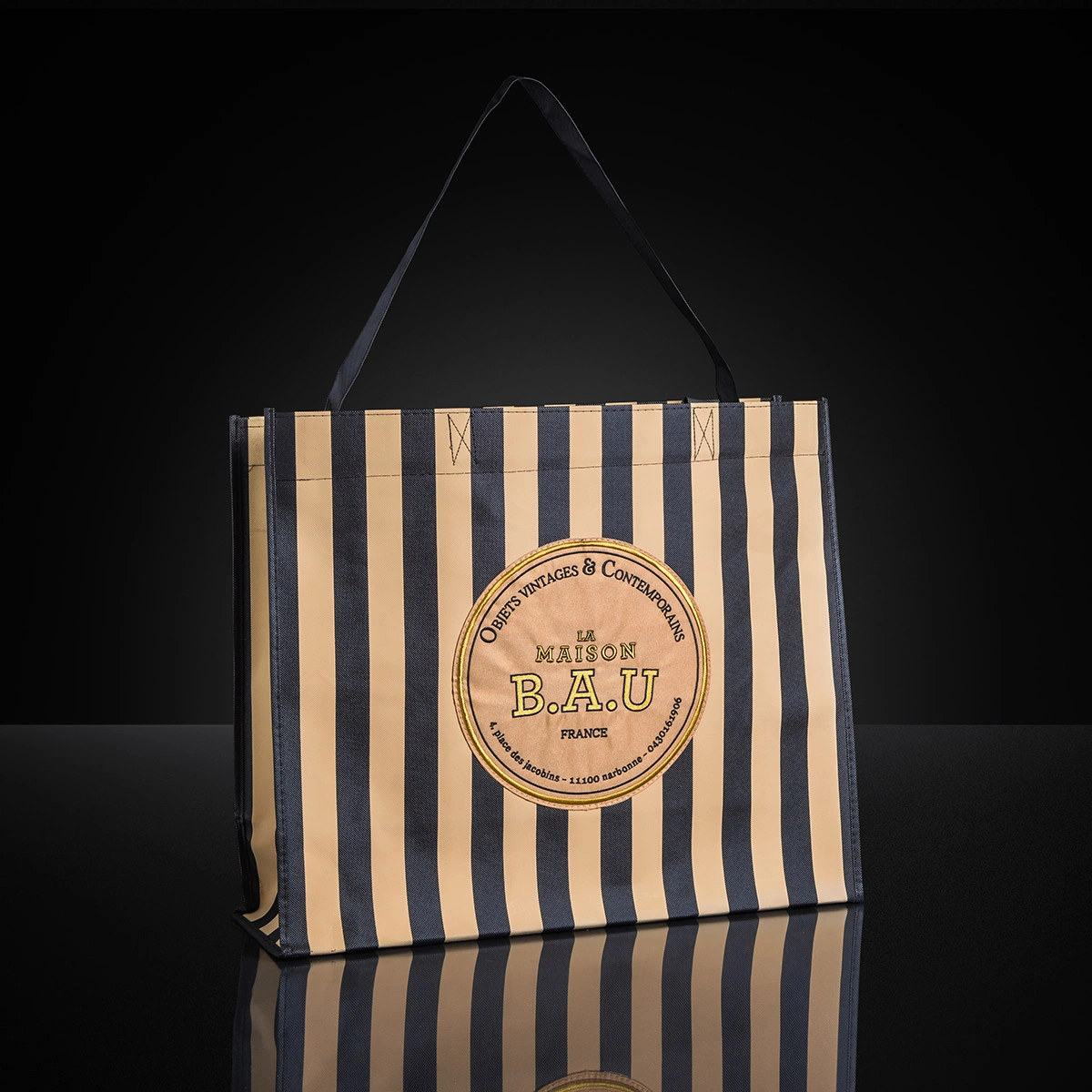 Tote bag personnalisé La Maison BAU